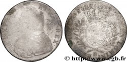 LOUIS XV DIT LE BIEN AIMÉ Demi-écu aux branches d olivier, buste habillé 1728 Rouen
