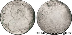 LOUIS XV DIT LE BIEN AIMÉ Demi-écu aux branches d olivier, buste habillé 1729 Rennes