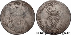 LOUIS XV DIT LE BIEN AIMÉ Dixième d écu dit vertugadin 1718 Strasbourg
