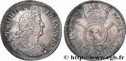 LOUIS XIV LE GRAND OU LE ROI SOLEIL Écu aux insignes 1702 Paris