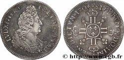 LOUIS XIV THE SUN KING Demi-écu aux huit L, 2e type 1704 Paris