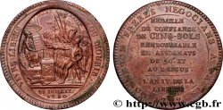 REVOLUTION COINAGE / CONFIANCE (MONNAIES DE…) Monneron de 5 sols au serment (An IV), 3e type 1792 Birmingham, Soho
