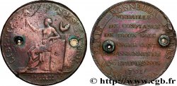 REVOLUTION COINAGE Monneron de 2 sols à la Liberté 1791 Birmingham, Soho