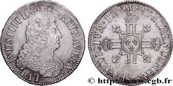 LOUIS XIV THE SUN KING Écu aux huit L, 2e type 1704 Rennes
