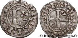 LOUIS VI LE GROS Denier, 6e type n.d. Étampes TTB/TB+