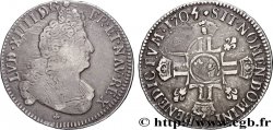 LOUIS XIV THE SUN KING Demi-écu aux huit L, 2e type 1705 Riom