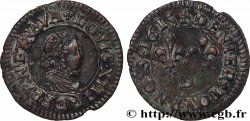LOUIS XIII Denier tournois, type 1 1615 Lyon