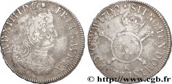 LOUIS XIV LE GRAND OU LE ROI SOLEIL Demi-écu aux insignes 1702 Bordeaux