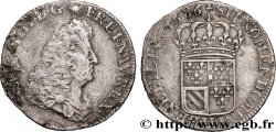 LOUIS XIV LE GRAND OU LE ROI SOLEIL Quart d écu de Flandre 1686 Lille B+/TB