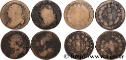 LOUIS XVI 12 deniers dit au faisceau , type FRANCOIS, lot de 4 ex. n.d. Ateliers divers
