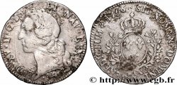 LOUIS XV THE BELOVED Écu aux branches d’olivier, tête ceinte d’un bandeau 1756 Bayonne