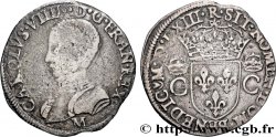 CHARLES IX Teston, 2e type 1563 Toulouse