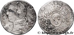 LOUIS XV DIT LE BIEN AIMÉ Dixième d écu aux branches d’olivier, tête ceinte d’un bandeau 1744 Grenoble