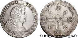 LOUIS XIV THE SUN KING Écu aux huit L, 2e type 1704 Bordeaux
