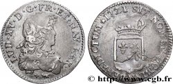 LOUIS XV DIT LE BIEN AIMÉ Sixième d écu de France 1721 Paris