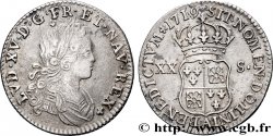 LOUIS XV DIT LE BIEN AIMÉ XX sols de Navarre 1719 Paris