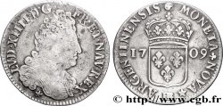 LOUIS XIV LE GRAND OU LE ROI SOLEIL Quarante-quatre sols de Strasbourg 1709 Strasbourg