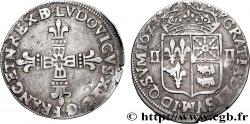 LOUIS XIII LE JUSTE Quart d écu de Béarn 1623 Pau