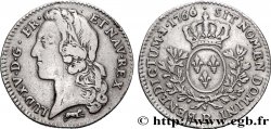 LOUIS XV DIT LE BIEN AIMÉ Cinquième d’écu aux branches d’olivier, tête ceinte d’un bandeau 1766 Orléans
