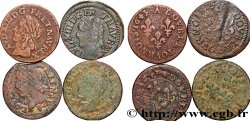 LOUIS XIII Double tournois, lot de 4 ex. n.d. Ateliers divers