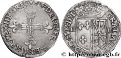 HENRI IV LE GRAND Quart d écu de Navarre 1591 Saint-Palais