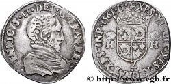 CHARLES IX. MONNAYAGE AU NOM DE HENRI II Teston du Dauphiné à la tête nue 1561 Grenoble