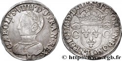 CHARLES IX Teston, 2e type 1563 Toulouse