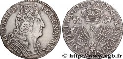 LOUIS XIV LE GRAND OU LE ROI SOLEIL Quart d écu aux trois couronnes 1710 Aix-en-Provence