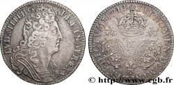 LOUIS XIV LE GRAND OU LE ROI SOLEIL Quart d écu aux trois couronnes 1711 Amiens