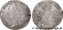 LOUIS XV DIT LE BIEN AIMÉ Cinquième d’écu aux branches d’olivier, tête ceinte d’un bandeau 1766 Toulouse