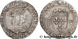 FRANÇOIS IER LE RESTAURATEUR DES LETTRES Teston, faux d’époque au nom de Louis XII s.m.  TB+