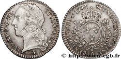 LOUIS XV DIT LE BIEN AIMÉ Dixième d écu aux branches d’olivier, tête ceinte d’un bandeau 1741 Rennes