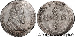 HENRI IV LE GRAND Demi-franc, type de Troyes 1597 Troyes
