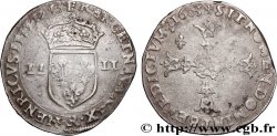 HENRI IV LE GRAND Quart d’écu, écu de face, 4e type 1603 Saint-André de Villeneuve-lès-Avignon