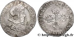 LOUIS XIII LE JUSTE Demi-franc, 10e type 1637 Montpellier