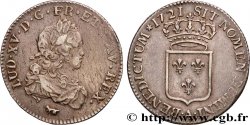 LOUIS XV  THE WELL-BELOVED  Tiers d écu de France 1721 Paris XF