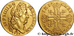 LOUIS XIV THE SUN KING Double louis d or au soleil 1712 Paris