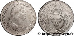 LOUIS XIV  THE SUN KING  Écu aux palmes 1695 Rennes XF/AU