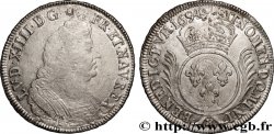 LOUIS XIV  THE SUN KING  Écu aux palmes 1694 Bordeaux XF/AU
