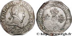 HENRY III Franc au col plat 1576 Paris XF