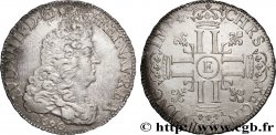 LOUIS XIV  THE SUN KING  Demi-écu aux huit L, 1er type 1690 Tours XF/AU