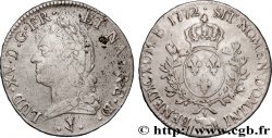 LOUIS XV  THE WELL-BELOVED  Écu aux branches d’olivier, buste lauré 1772 Pau VF/VF