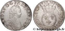 LOUIS XV THE BELOVED Écu dit vertugadin 1717 Bayonne