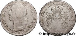 LOUIS XV DIT LE BIEN AIMÉ Écu aux branches d’olivier, tête ceinte d’un bandeau 1763 Pau