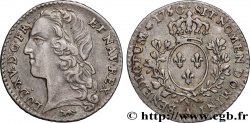 LOUIS XV DIT LE BIEN AIMÉ Dixième d écu aux branches d’olivier, tête ceinte d’un bandeau 1750 Paris