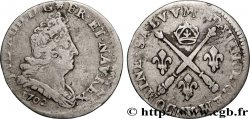 LOUIS XIV THE SUN KING Cinq sols aux insignes 1702 Lille