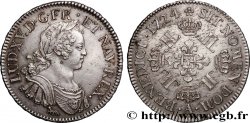 LOUIS XV DIT LE BIEN AIMÉ Écu à la croix fleurdelisée couronnée et aux huit L 1724 Paris