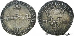 HENRY III Quart d écu, croix de face 1581 La Rochelle