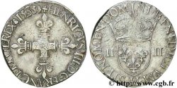 HENRY III Quart d écu, croix de face 1585 La Rochelle