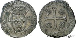HENRY III Douzain aux deux H, 1er type 1577 Lyon